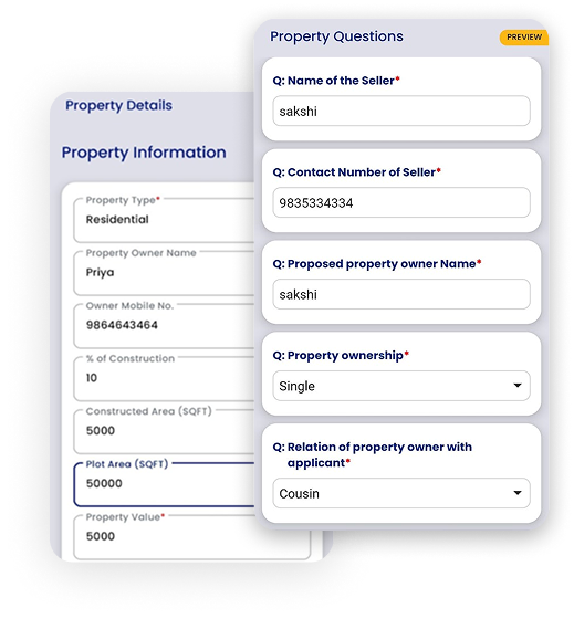 Configurable Profile specific Questions
