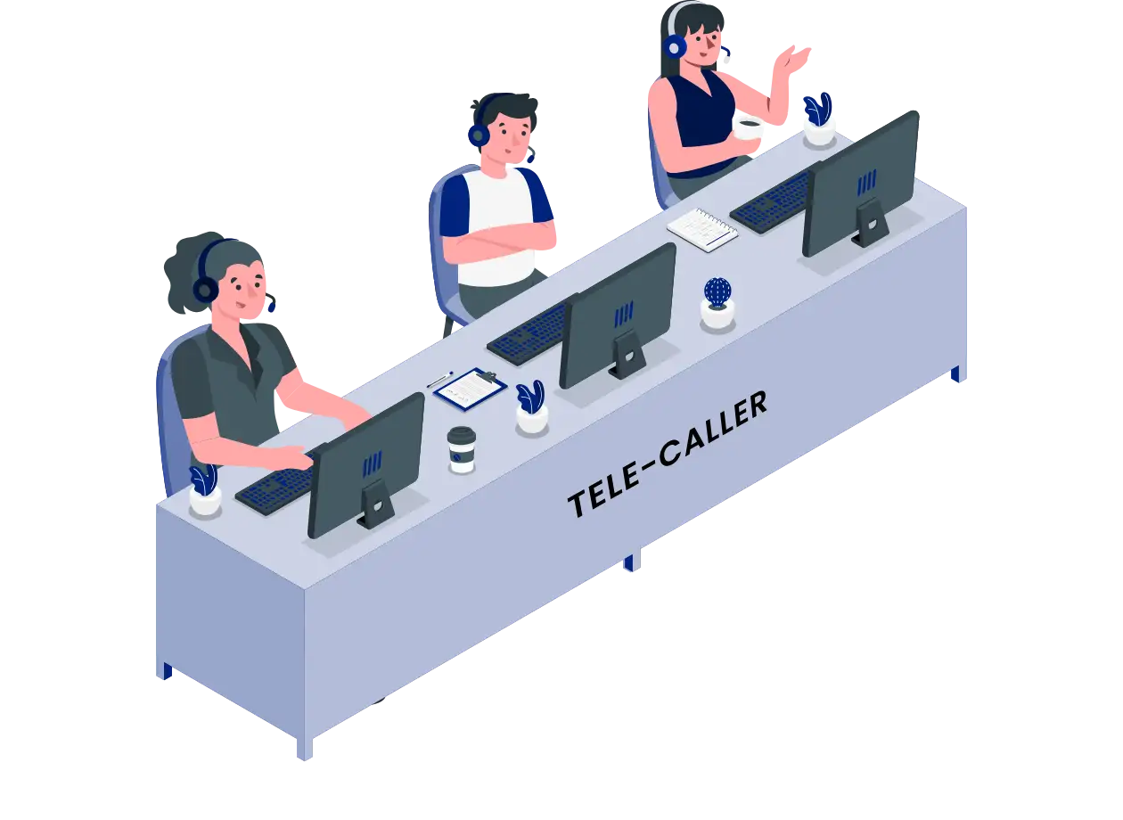 Tele Caller in debt collection management software